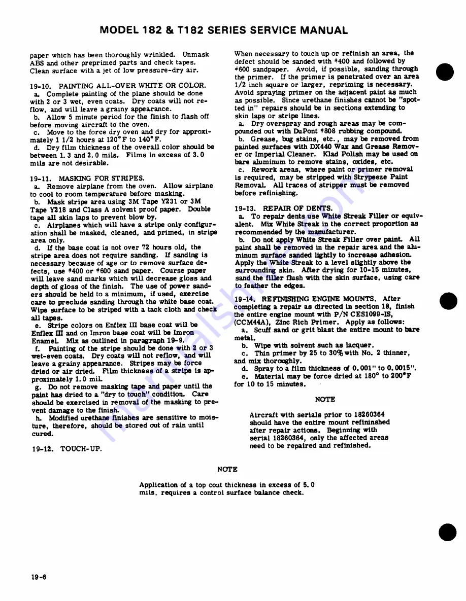 Cessna 182 1977 Service Manual Download Page 527