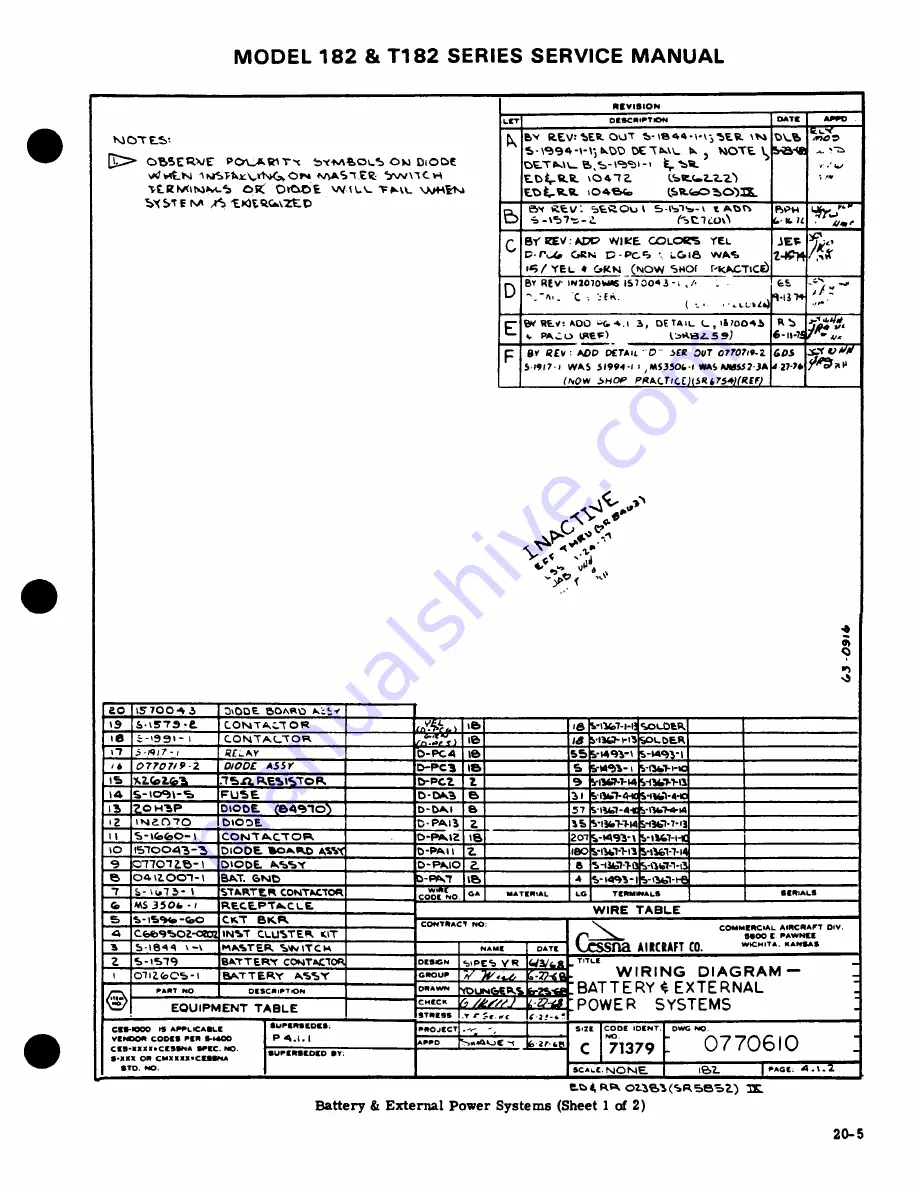 Cessna 182 1977 Service Manual Download Page 532