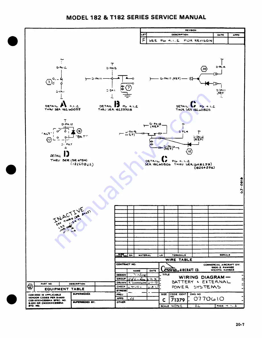 Cessna 182 1977 Service Manual Download Page 534