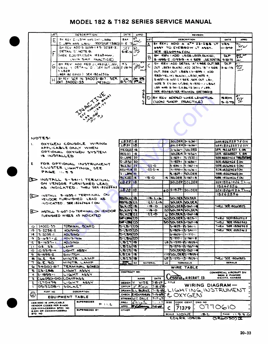 Cessna 182 1977 Service Manual Download Page 560