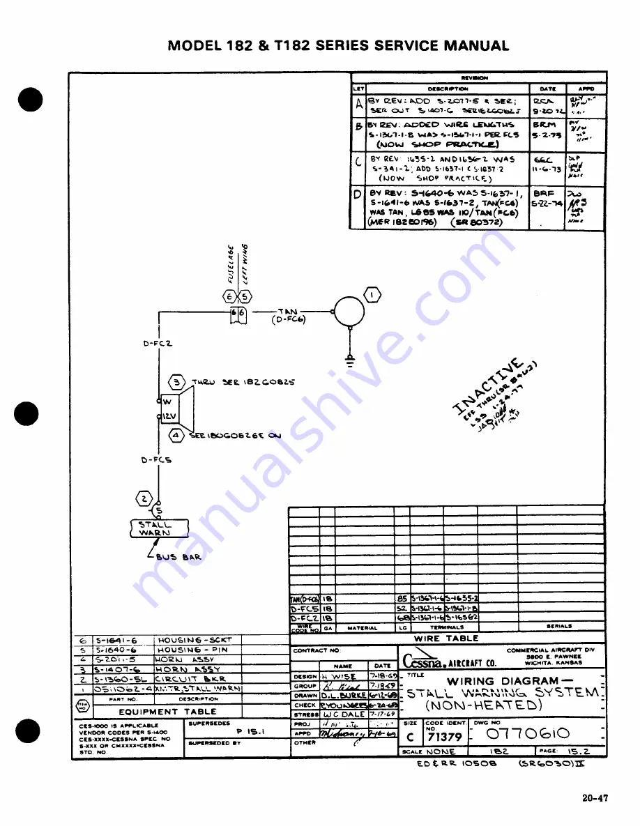 Cessna 182 1977 Service Manual Download Page 574