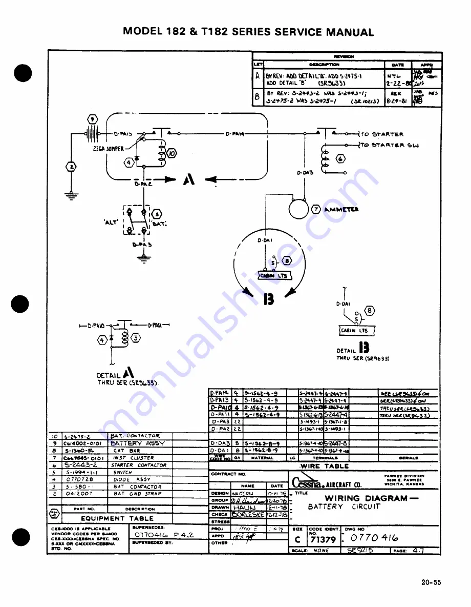 Cessna 182 1977 Service Manual Download Page 582