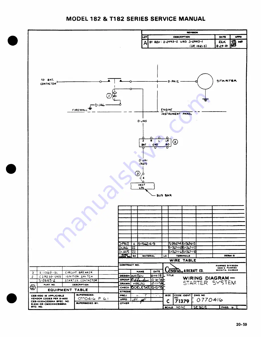 Cessna 182 1977 Service Manual Download Page 586