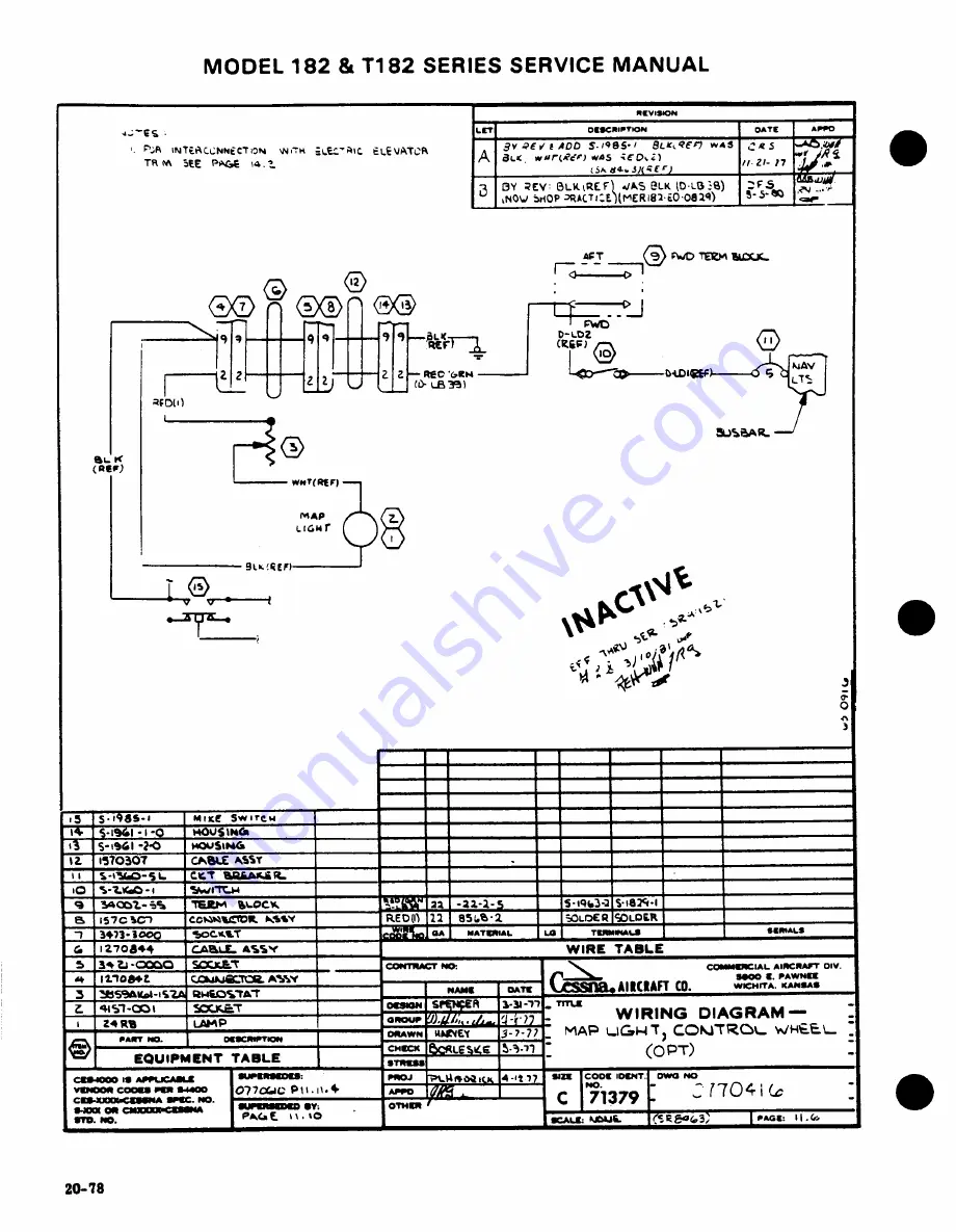 Cessna 182 1977 Скачать руководство пользователя страница 605