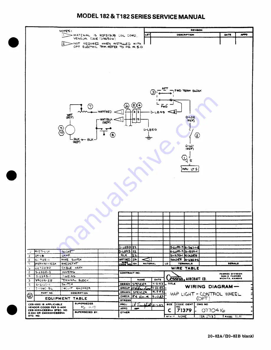 Cessna 182 1977 Service Manual Download Page 610