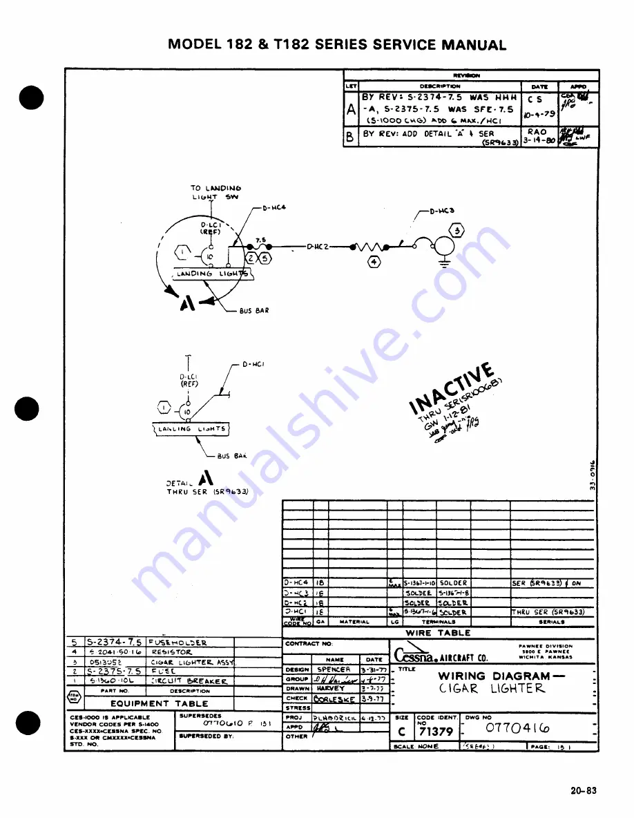 Cessna 182 1977 Скачать руководство пользователя страница 611