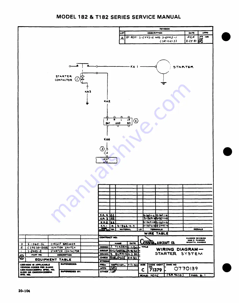 Cessna 182 1977 Service Manual Download Page 637