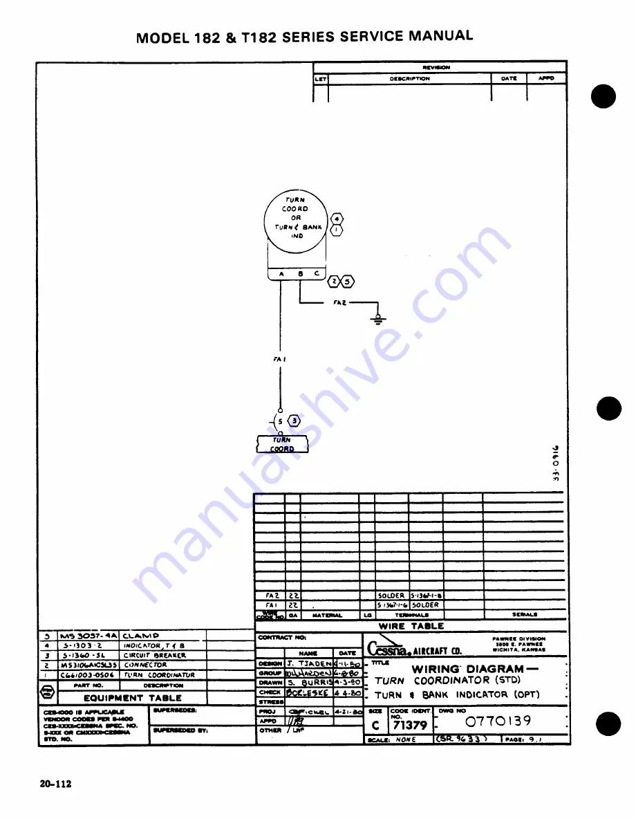 Cessna 182 1977 Service Manual Download Page 645