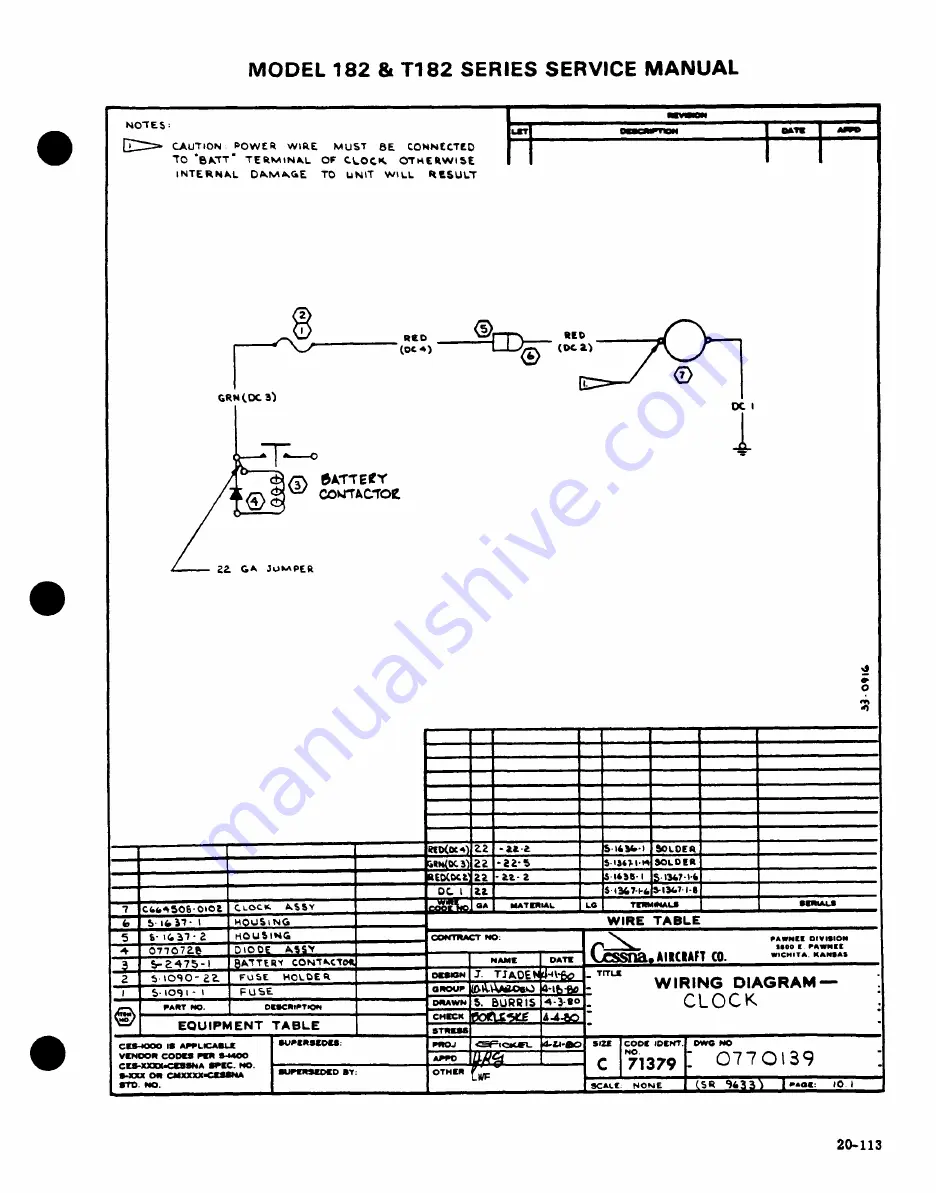 Cessna 182 1977 Service Manual Download Page 646