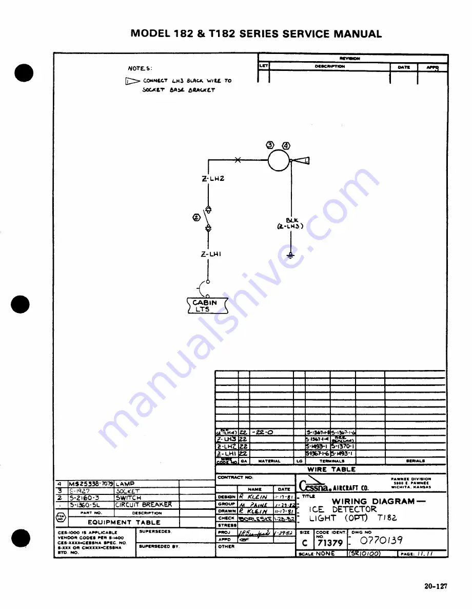 Cessna 182 1977 Service Manual Download Page 660