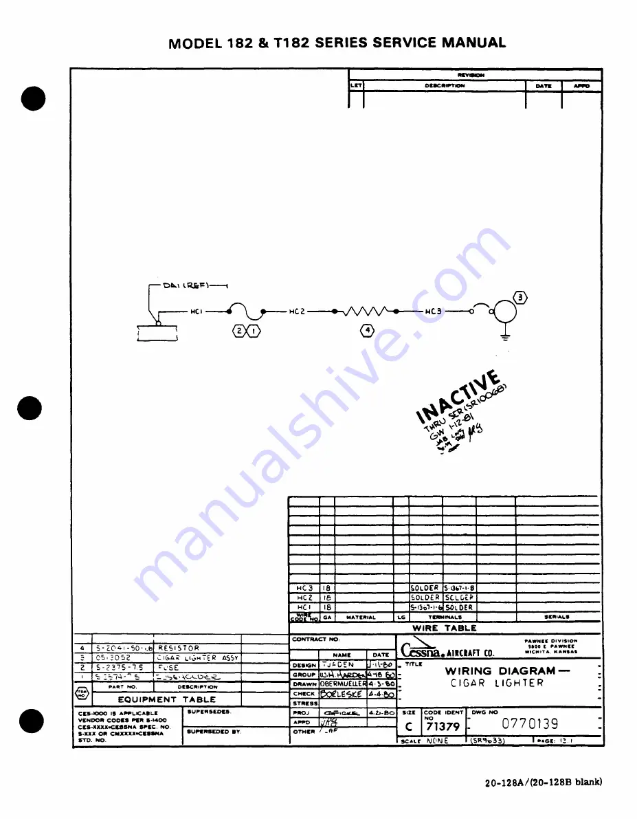 Cessna 182 1977 Service Manual Download Page 662