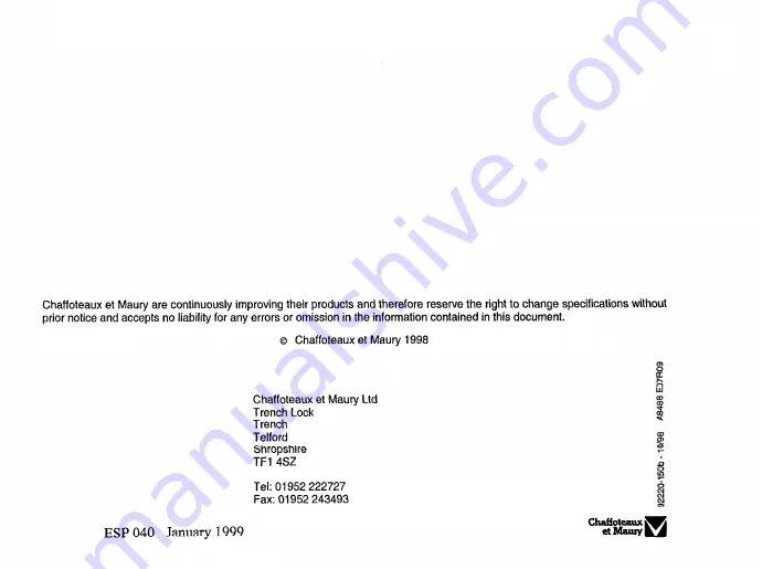 Chaffoteaux & Maury Calydra 100 Installation And Operation Instruction Manual Download Page 32