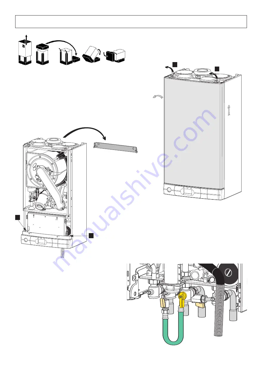 Chaffoteaux & Maury Minima HE System 24 Nat Installation, Servicing And Operation Manual Download Page 19