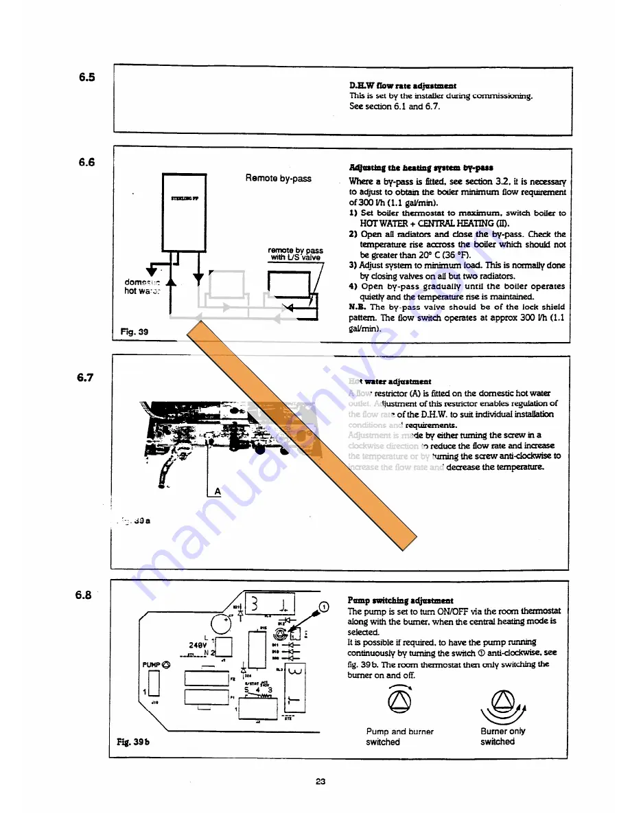 Chaffoteaux & Maury STERLING PP Installation And Servicing Instructions Download Page 29