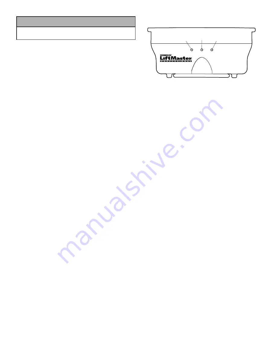 Chamberlain 475M Owner'S Manual Download Page 4