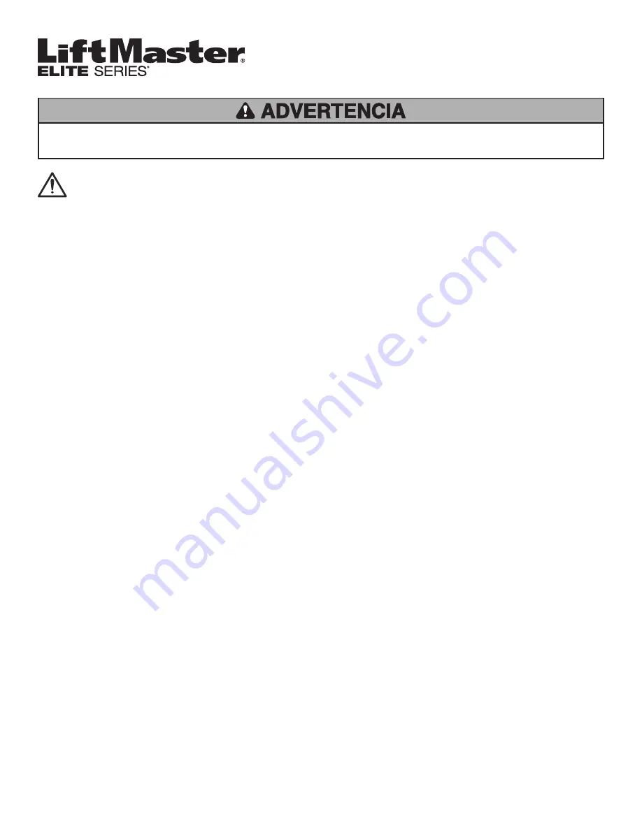 Chamberlain Elite K1D6761-1CC Manual Download Page 21