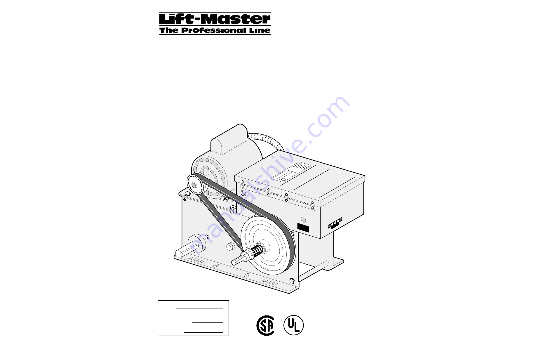 Chamberlain J Instructions Download Page 1