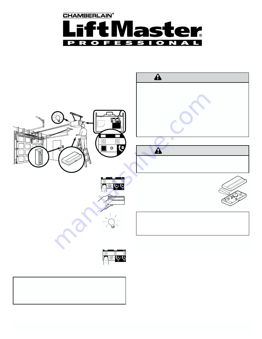 Chamberlain LiftMaster Security+ 971LM Скачать руководство пользователя страница 2