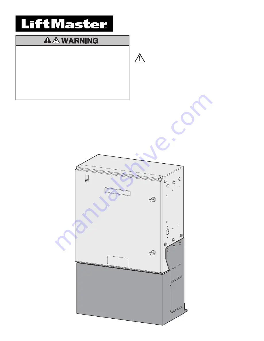 Chamberlain MRIN Installation Instructions Manual Download Page 1