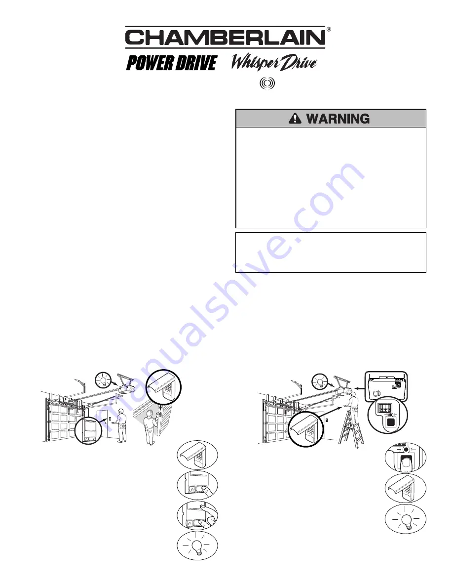 Chamberlain POWER DRIVE 940D User Manual Download Page 1