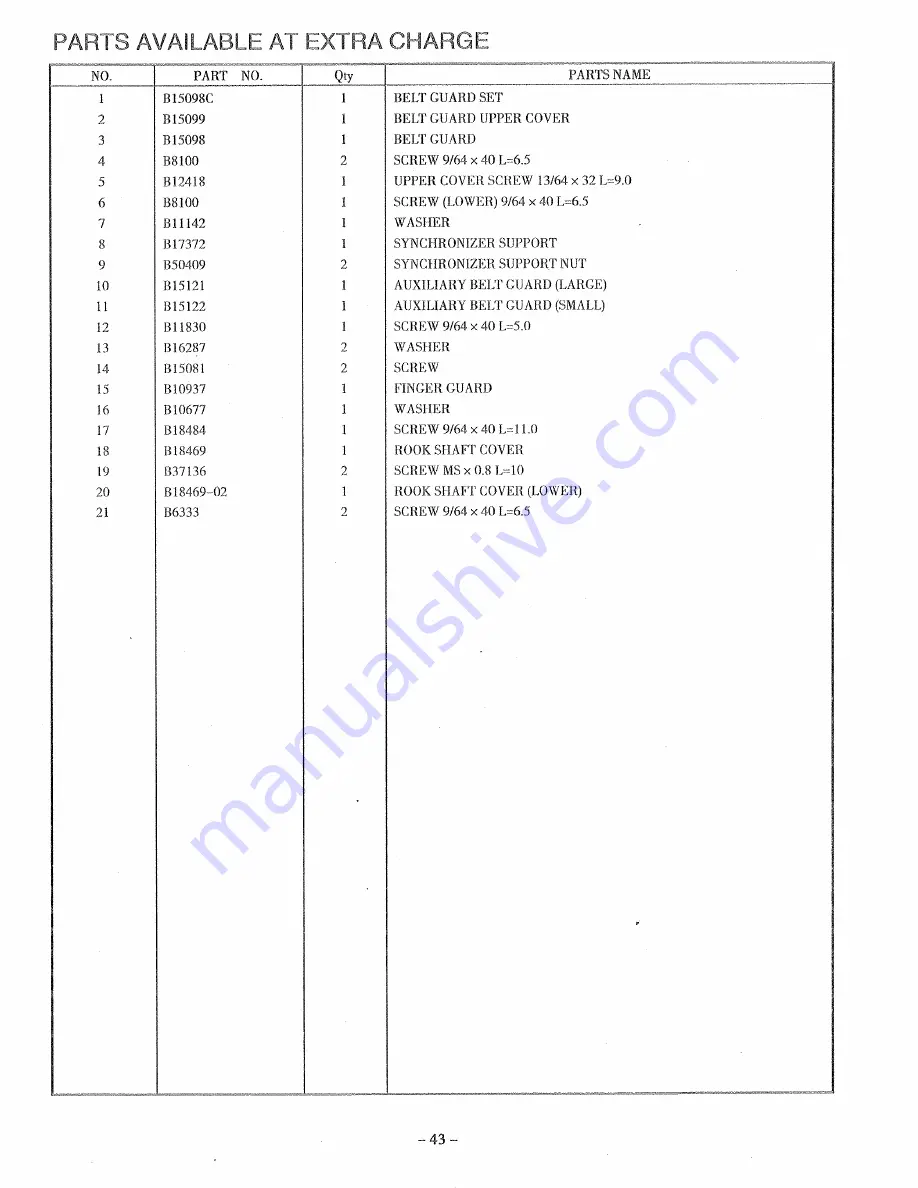 Chandler 406RB-1 Instructions & Parts Book Download Page 48