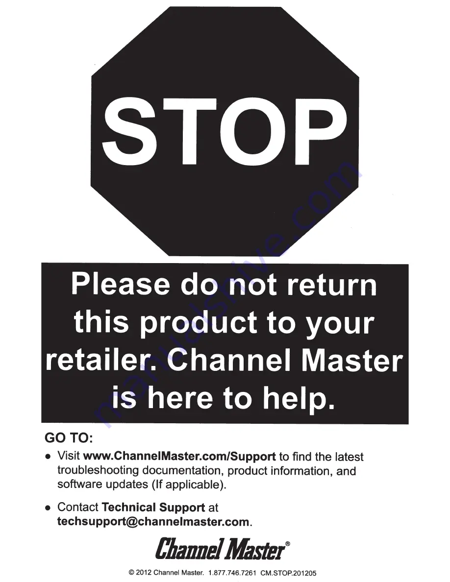 Channel Master Metro CM-4030HD User Manual Download Page 36