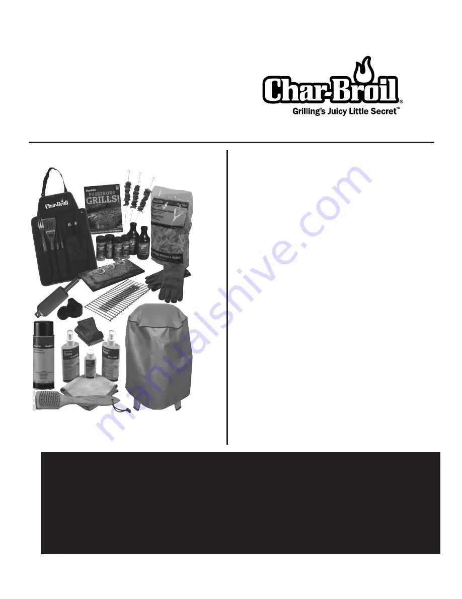 Char-Broil 13201597 Product Manual Download Page 24