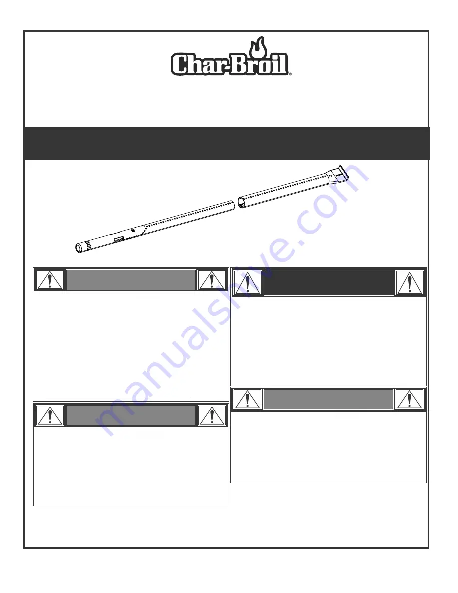 Char-Broil 140779 Manual Download Page 1