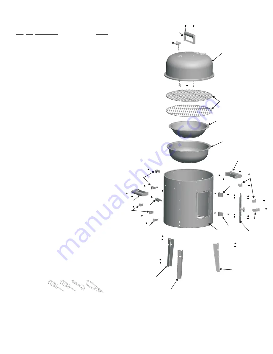 Char-Broil CHAR-BROIL 6701289 Product Manual Download Page 5