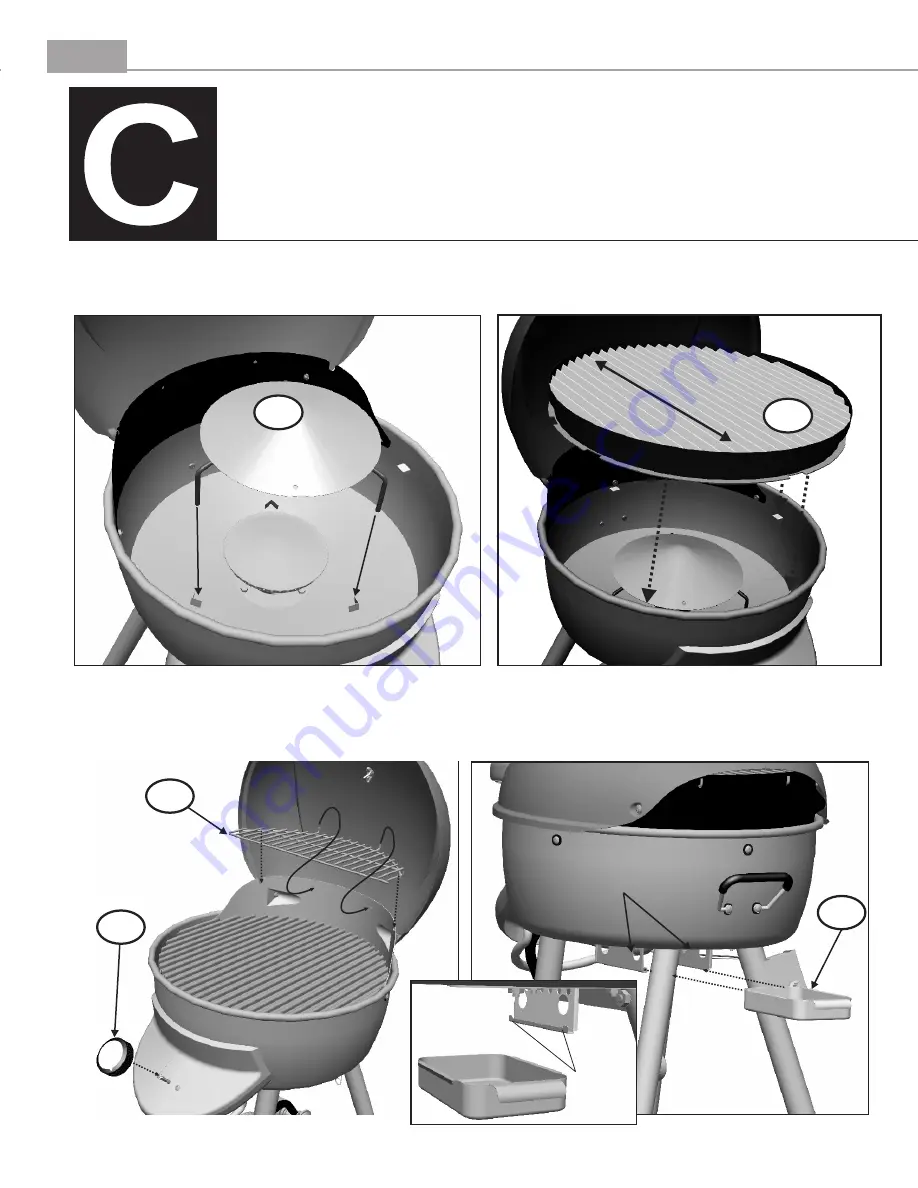 Char-Broil Patio Bistro 08601558 Assembly Manual Download Page 7