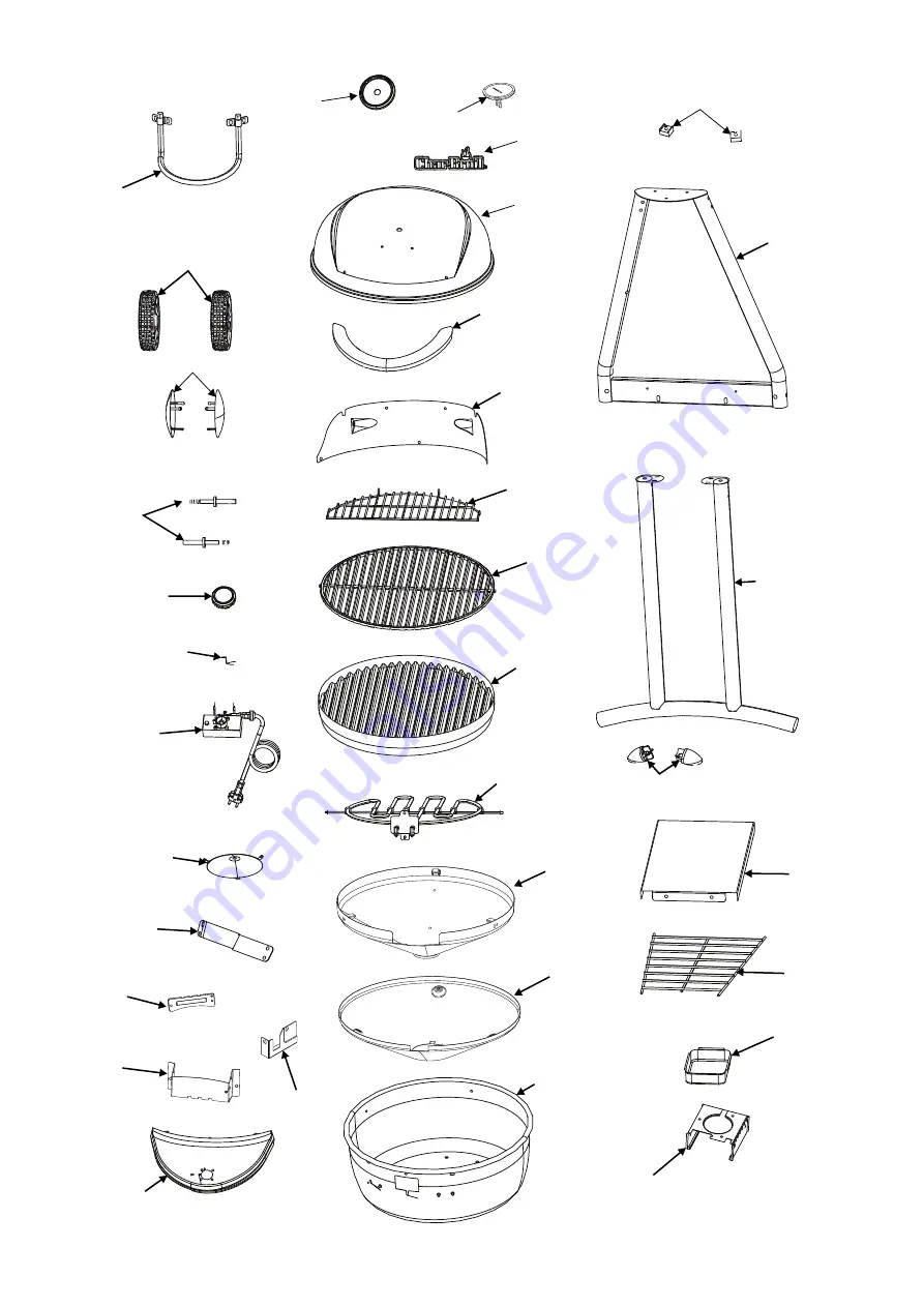 Char-Broil PATIO BISTRO 240 Assembly Instructions Manual Download Page 2