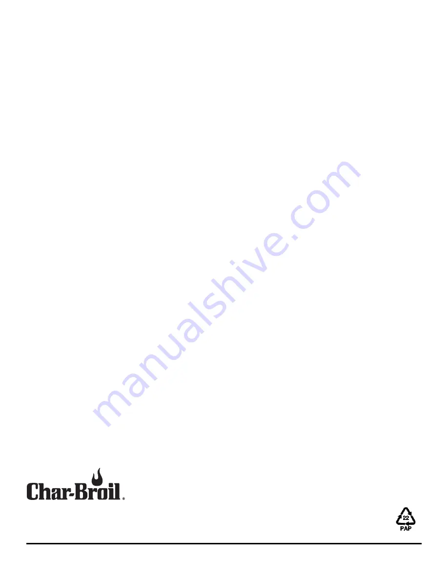 Char-Broil PERFORMANCE 463330521 Product Manual Download Page 60