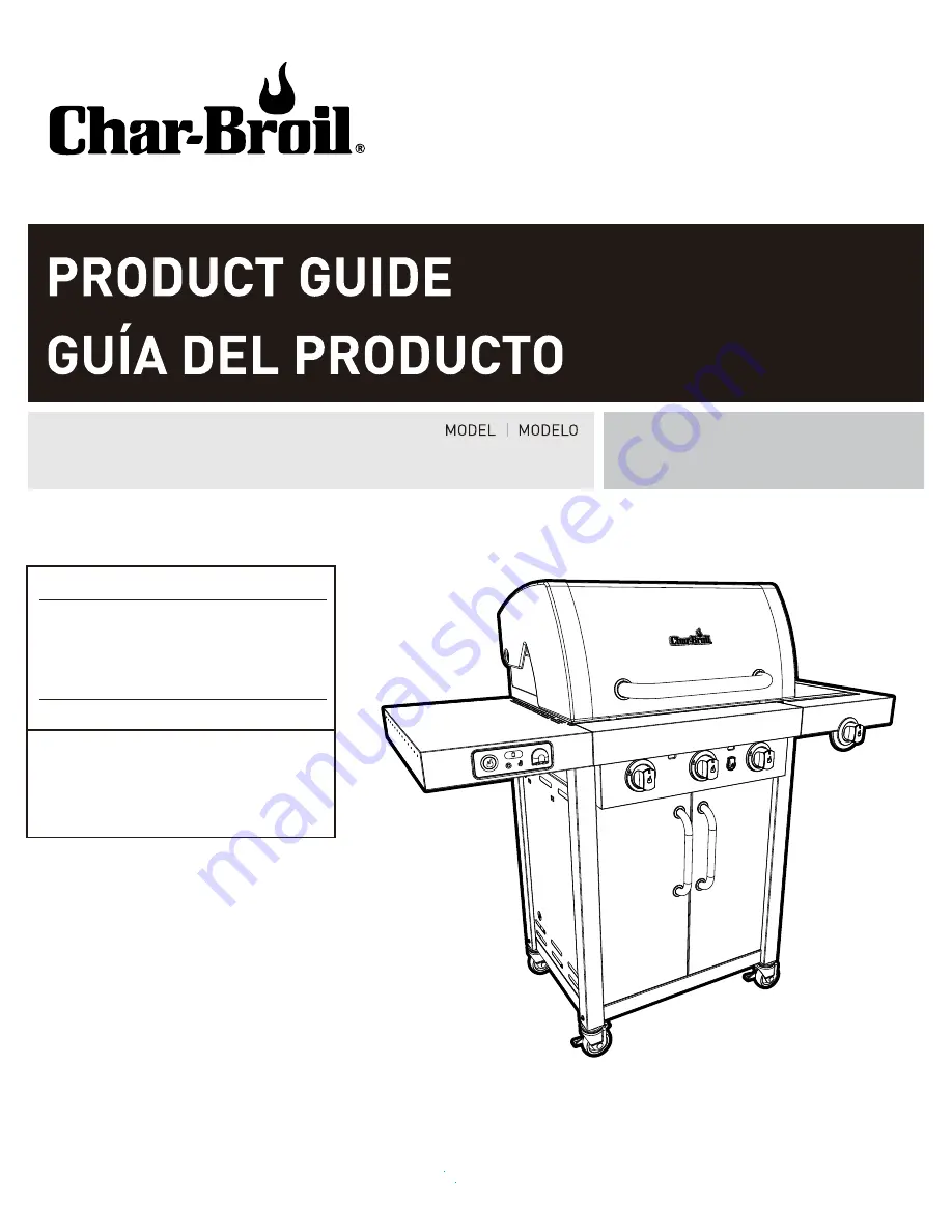 Char-Broil SmartChef 463346017 Product Manual Download Page 1