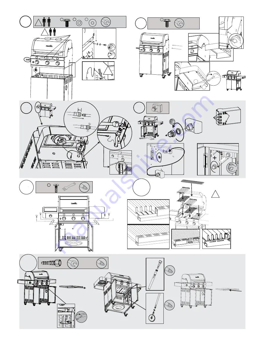 Char-Broil T5000 Assembly Instructions Download Page 2