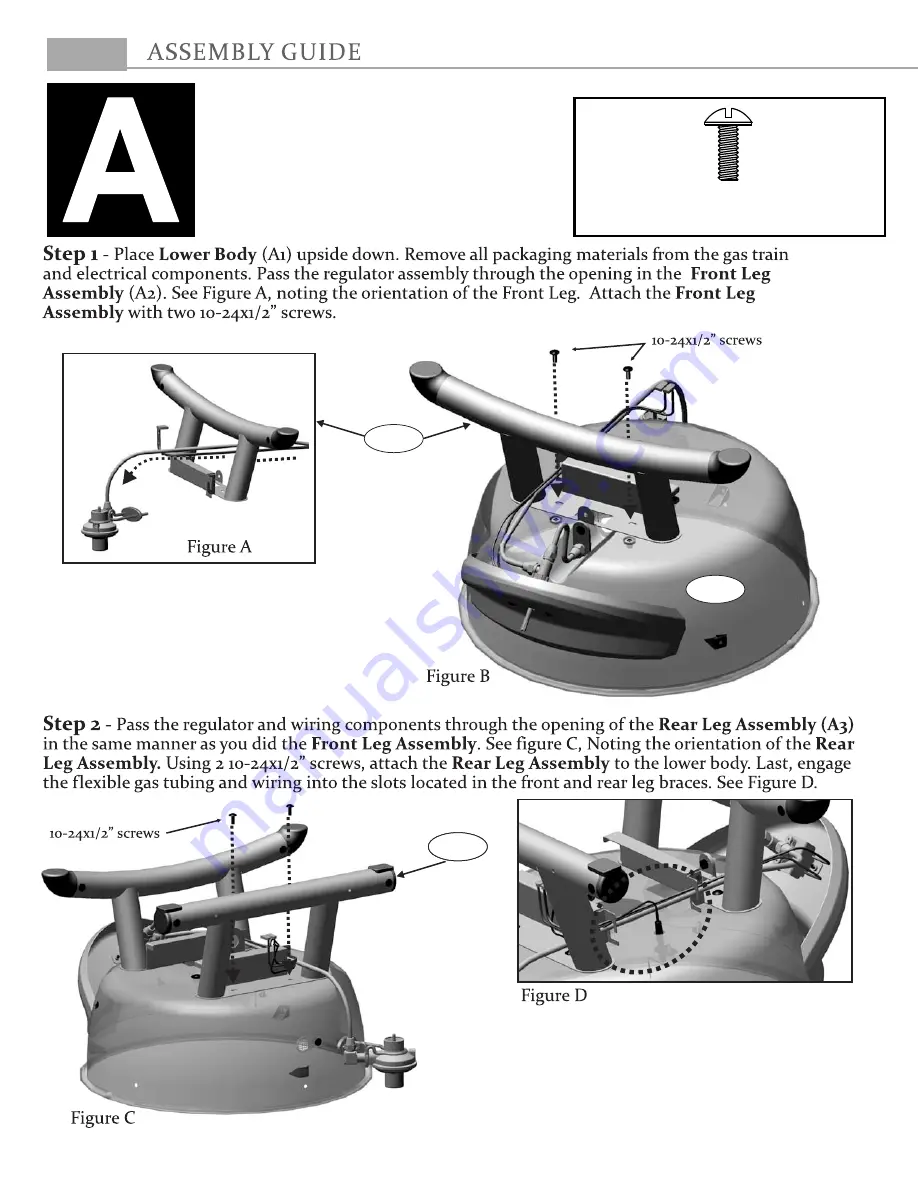 Char-Broil TRU Infrared Patio Bistro 12601713 Assembly Manual Download Page 5