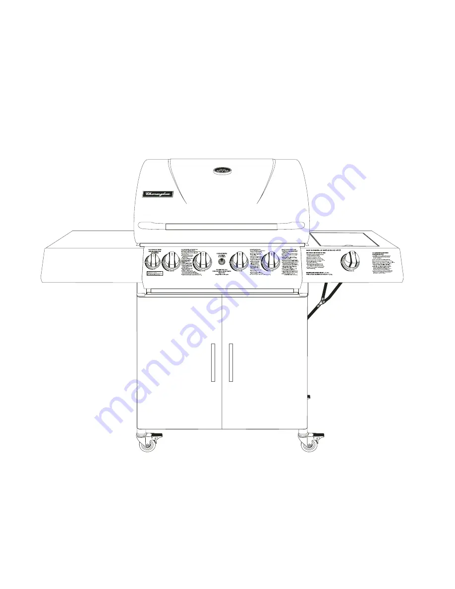 Charmglow Stainless Steel Gas Grill Owner'S Manual Download Page 33