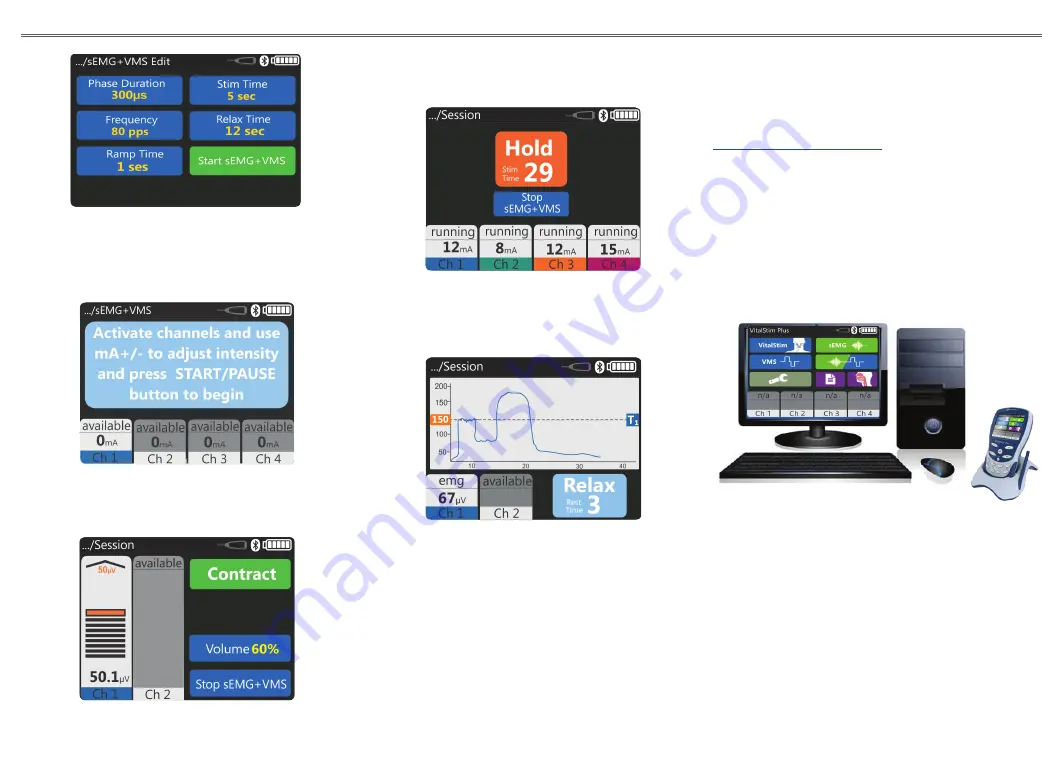 Chattanooga VitalStim Plus Скачать руководство пользователя страница 48
