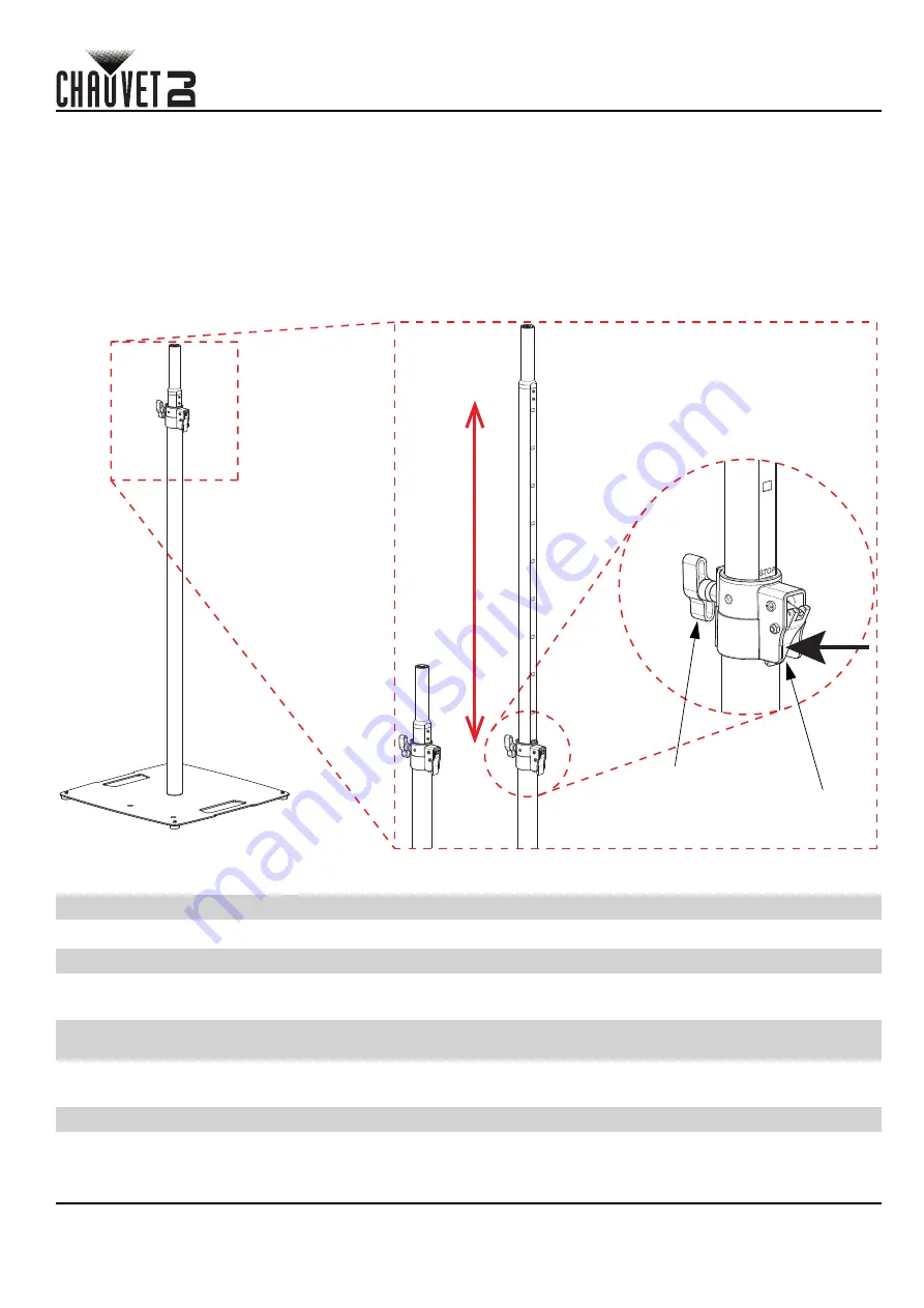 Chauvet DJ FLEXstand Quick Reference Manual Download Page 17