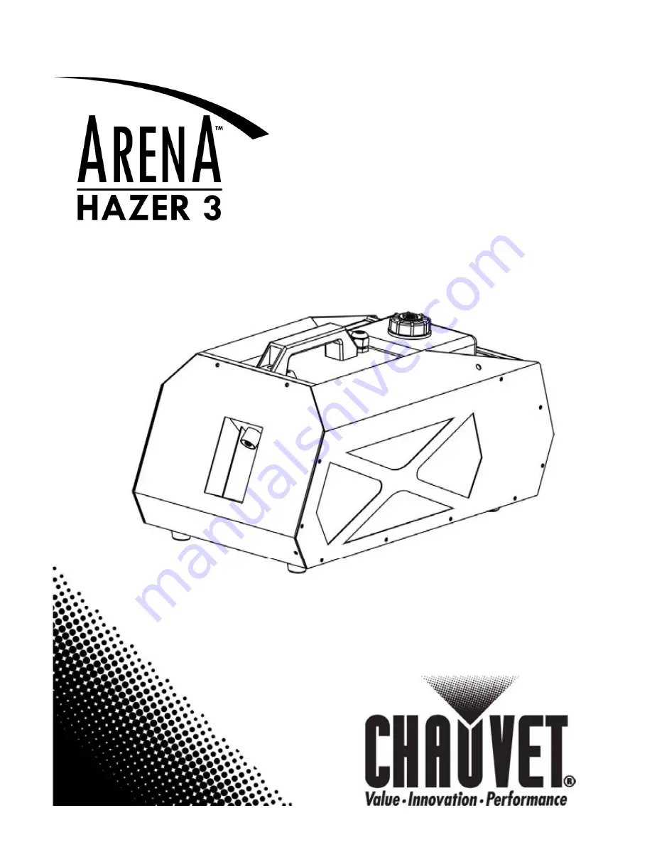 Chauvet Arena Hazer 3 Скачать руководство пользователя страница 1