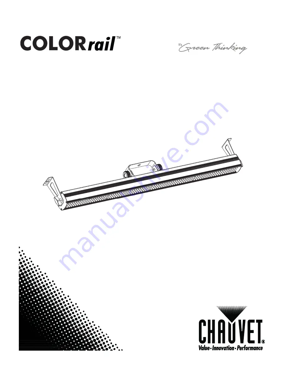 Chauvet COLORrail Скачать руководство пользователя страница 1