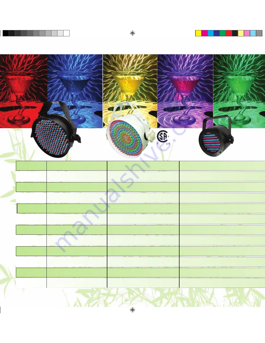 Chauvet COLORtube EQ Brochure & Specs Download Page 14