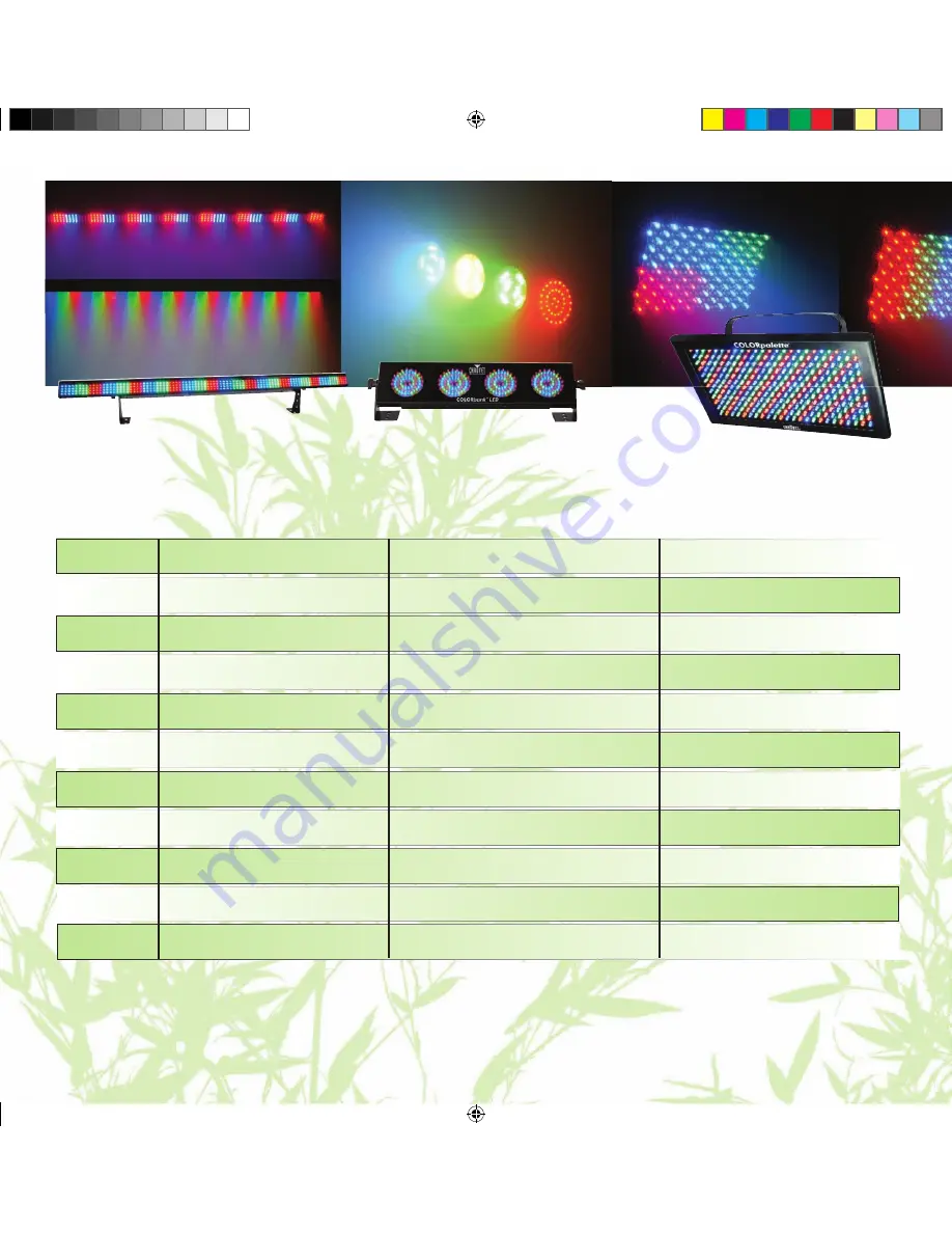 Chauvet COLORtube EQ Скачать руководство пользователя страница 16