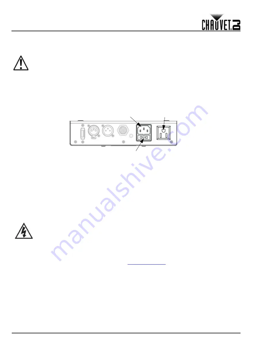 Chauvet Festoon Quick Reference Manual Download Page 25