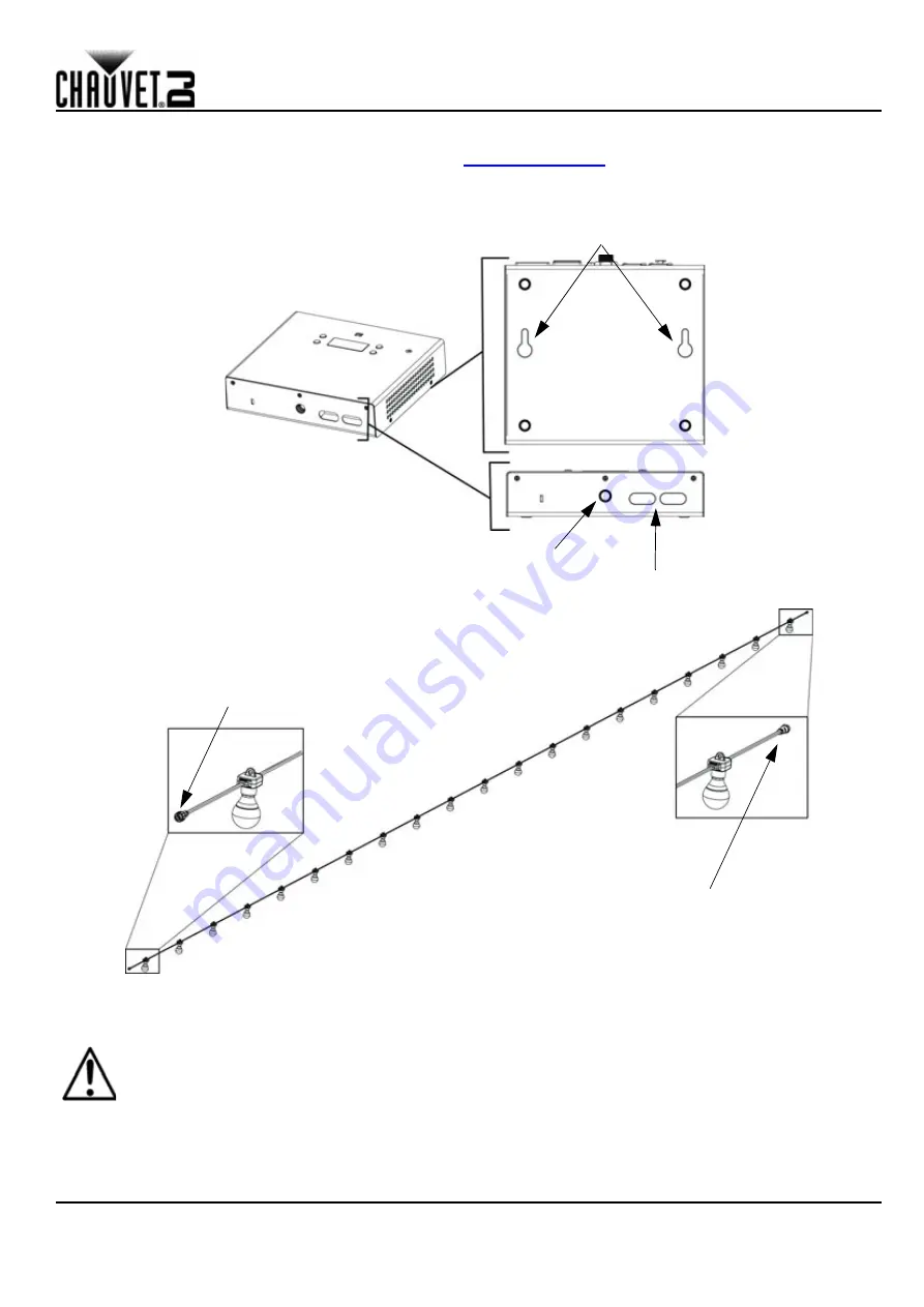 Chauvet Festoon Quick Reference Manual Download Page 36