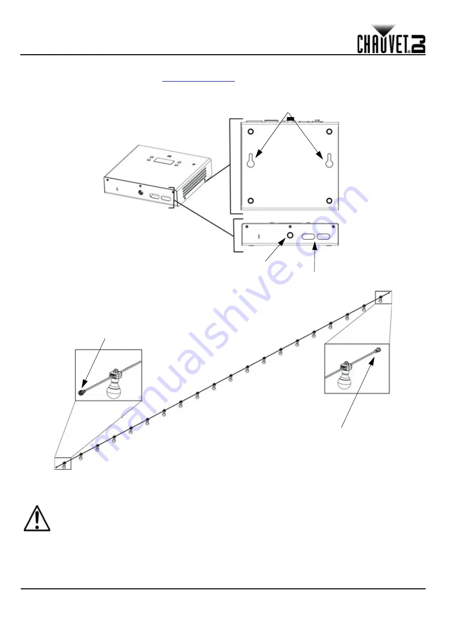 Chauvet Festoon Quick Reference Manual Download Page 57