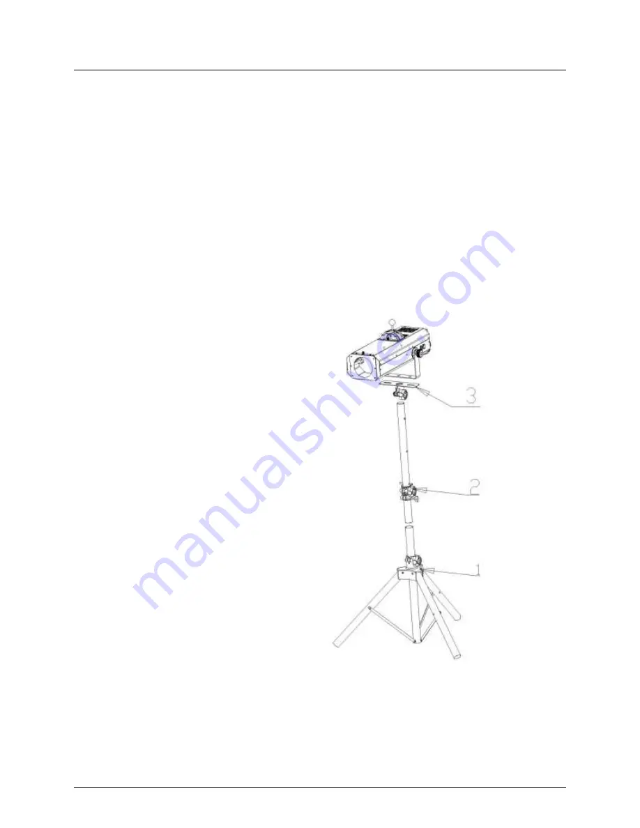 Chauvet Led FollowSpot 75ST User Manual Download Page 8