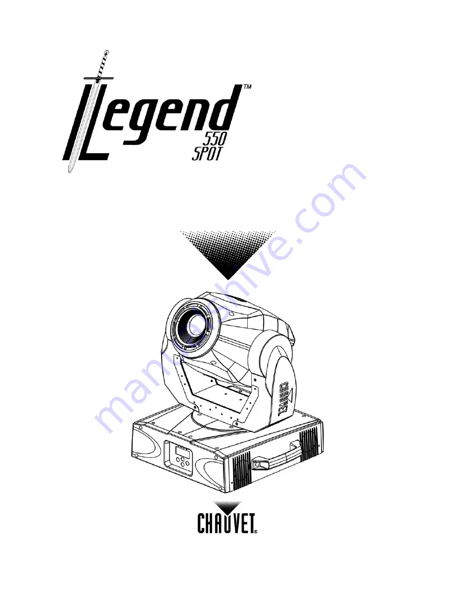 Chauvet LEGEND 550 User Manual Download Page 1