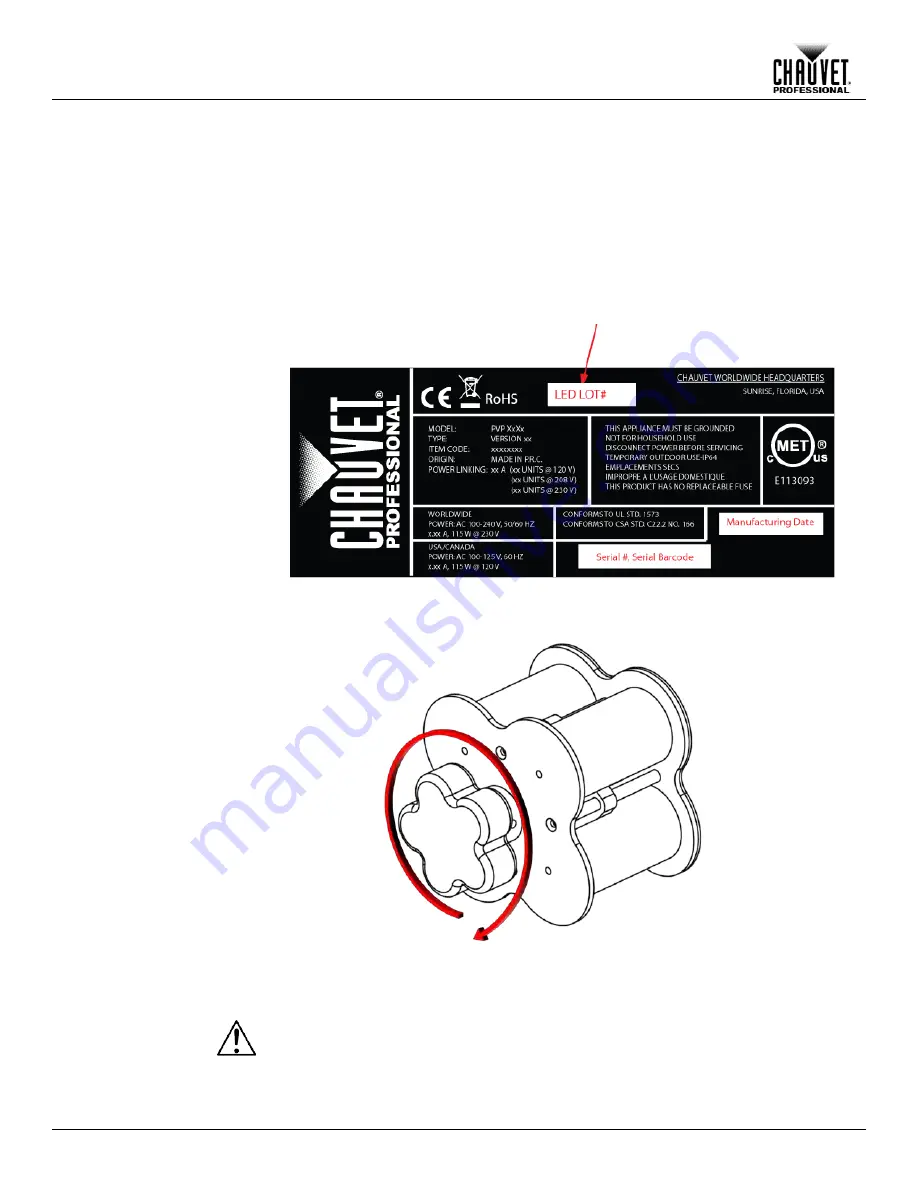 Chauvet pvp x3 User Manual Download Page 32