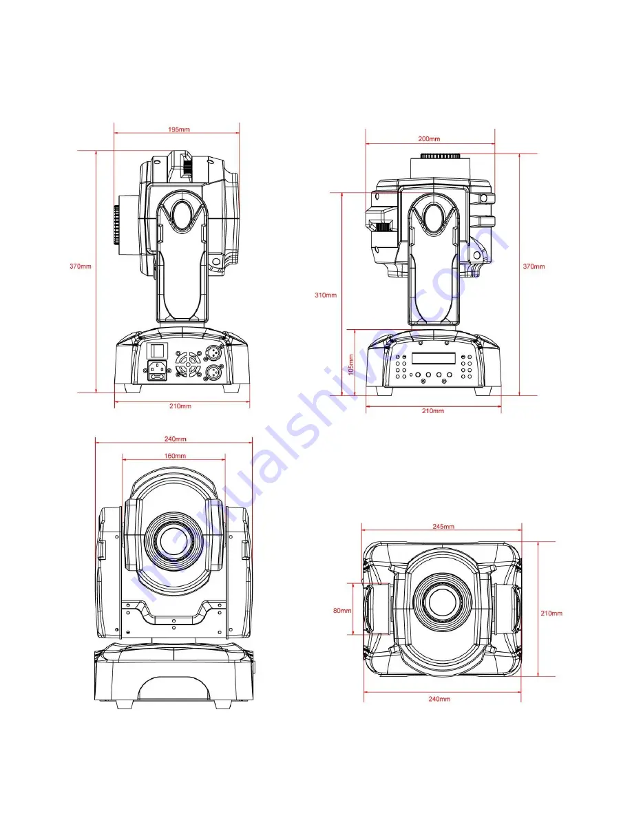 Chauvet Q-Spot 150-LED Скачать руководство пользователя страница 7