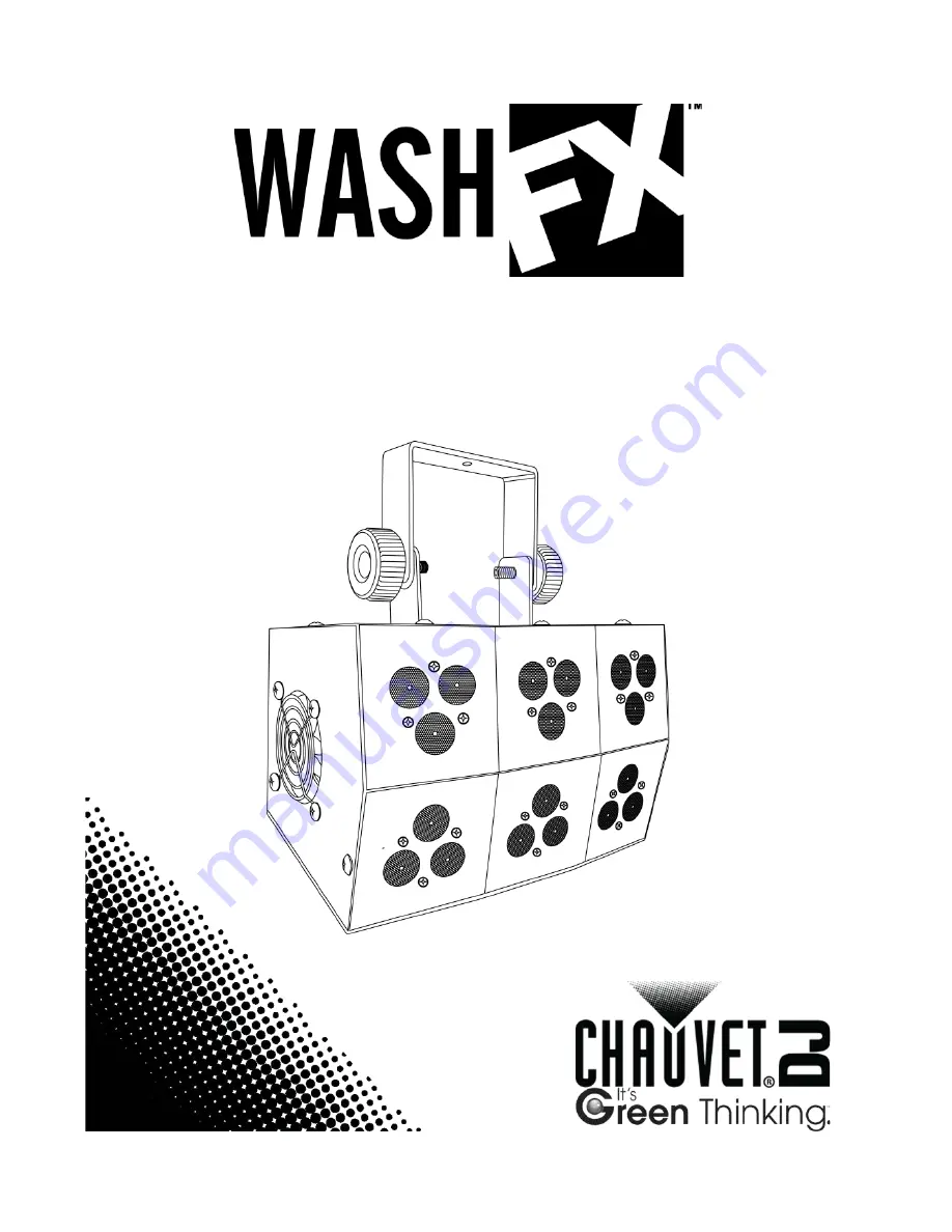 Chauvet WASH FX Скачать руководство пользователя страница 1